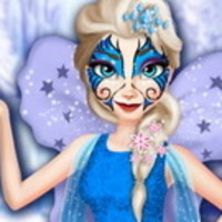 Elsa Face Tattoo