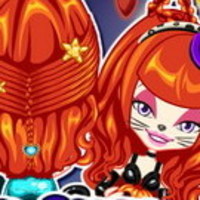 Color Girls Halloween Hairstyles