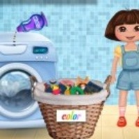 Dora Washing Clothes