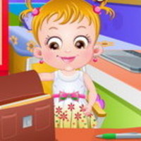 Baby Hazel Helping Time