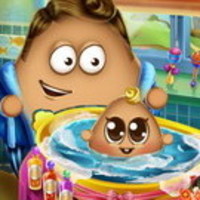 Pou Baby Wash 2