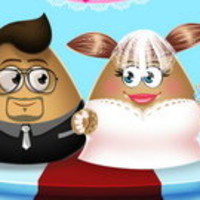 Pou Girl Wedding Party