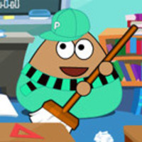Pou Classroom Clean