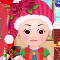 Baby Hazel Christmas Dress Up