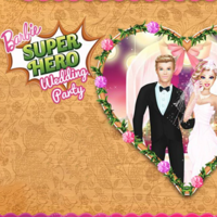 Barbie Superhero Wedding Party
