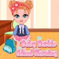 Baby Barbie School Morning