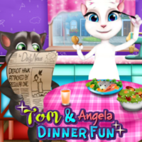 Tom And Angela Dinner Fun