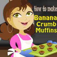 How to Make Banana Crumb Muffins