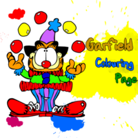 Garfield Coloring Page