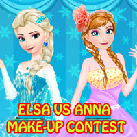 Elsa vs Anna Make Up Contest