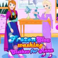 Frozen Elsa: washing clothes for Anna