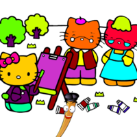 Hello Kitty Painting