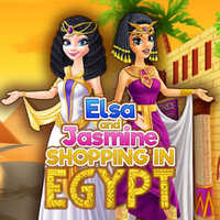 Elsa And Jasmine Shopping In Egypt