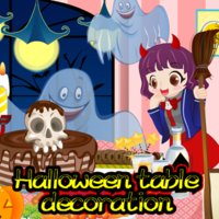 Halloween table decoration