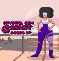 Crystal Gem Garnet Dress Up Game