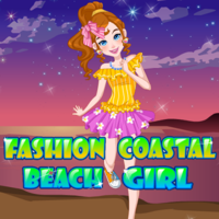 Fashion Coastal Beach Girl