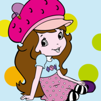 Coloring Strawberry Shortcake Shy