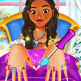 Moana Christmas Manicure