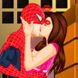 Spiderman Kissing